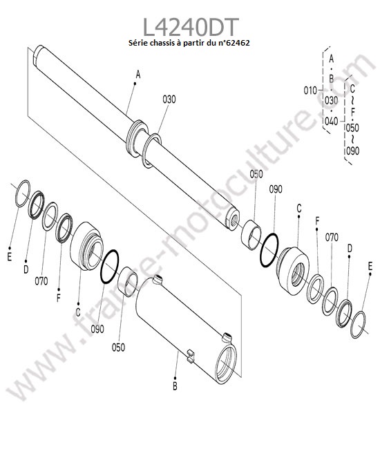 Verin direction (62462) KUBOTA L4240