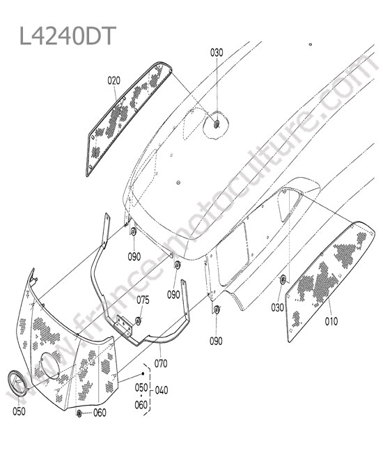 Calandre KUBOTA L4240