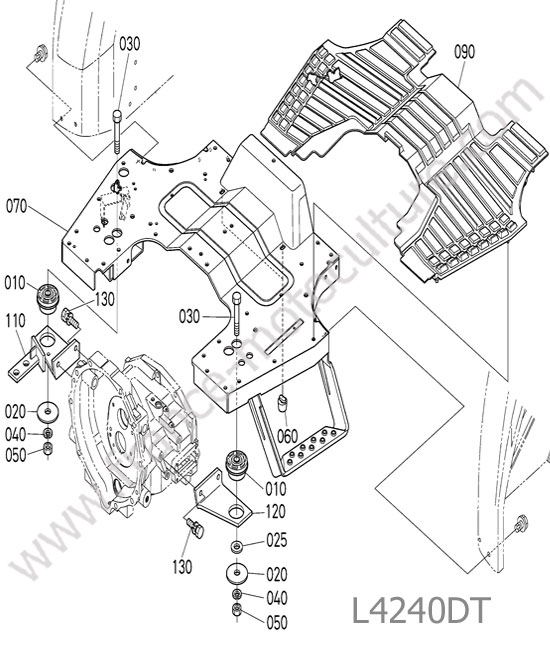 Marche pied KUBOTA L4240