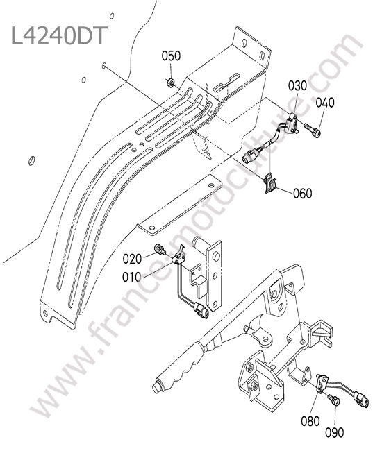 Interrupteurs arriere KUBOTA L4240