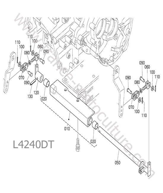 Support frein de stationnement KUBOTA L4240