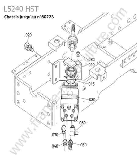 KUBOTA - L5240 : Servo direction - serie avant 60223