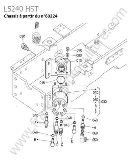 KUBOTA - L5240 : Servo direction - serie apres 60224