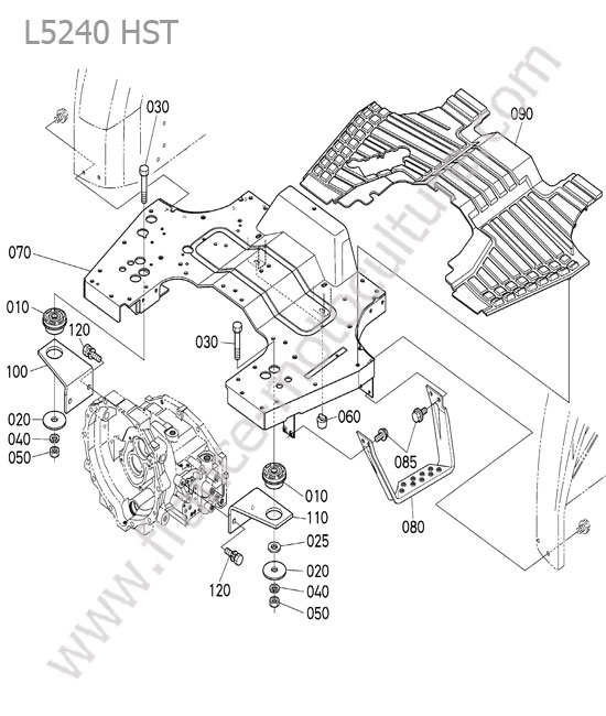 Marche pied KUBOTA L5240