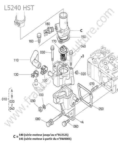 KUBOTA - L5240 : Thermostat