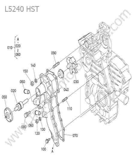 KUBOTA - L5240 : Pompe eau