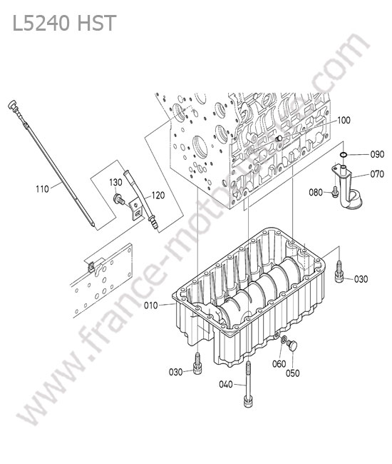 Carter huile KUBOTA L5240