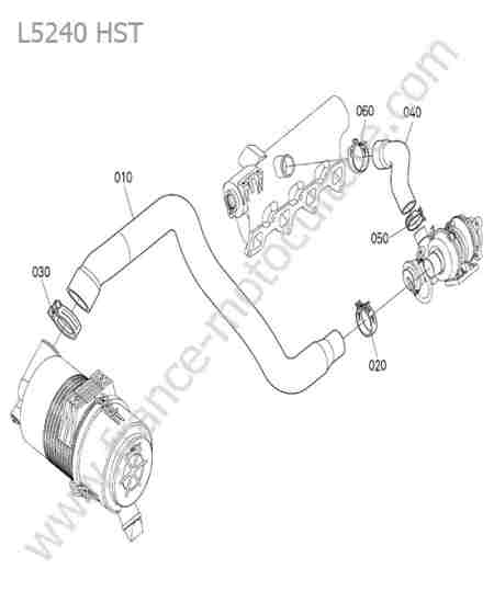 KUBOTA - L5240 : Tuyau admission