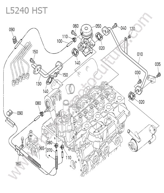 Egr KUBOTA L5240