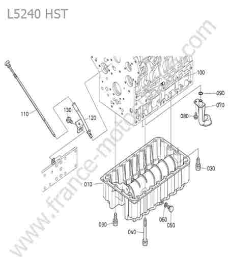 KUBOTA - L5240 : Carter huile