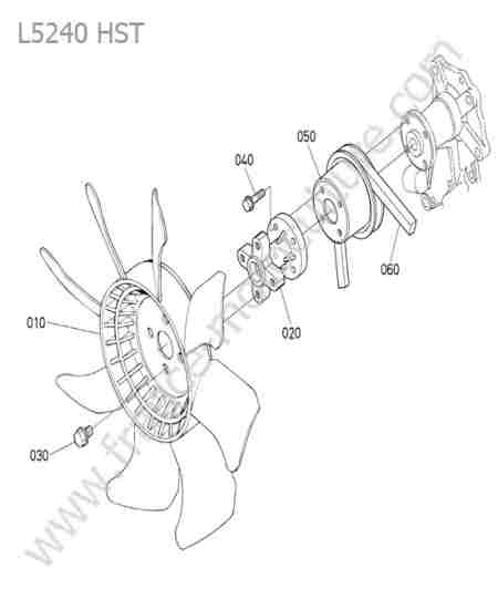 KUBOTA - L5240 : Ventilateur