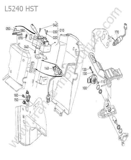 KUBOTA - L5240 : Commutateur avant
