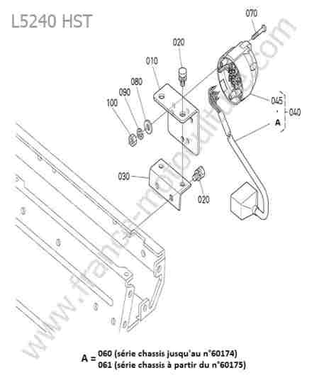 KUBOTA - L5240 : Prise remorque