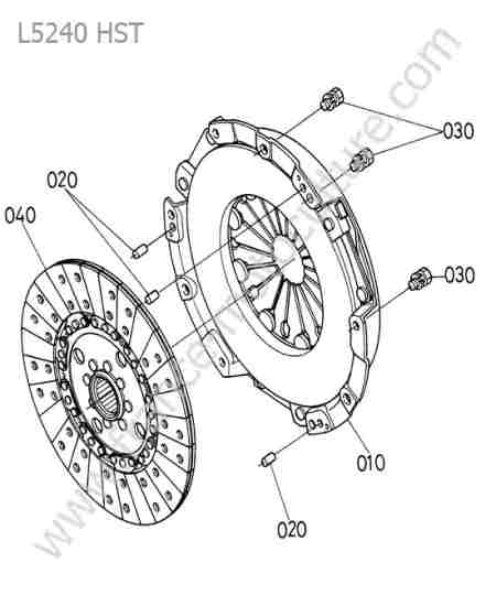 KUBOTA - L5240 : Embrayage