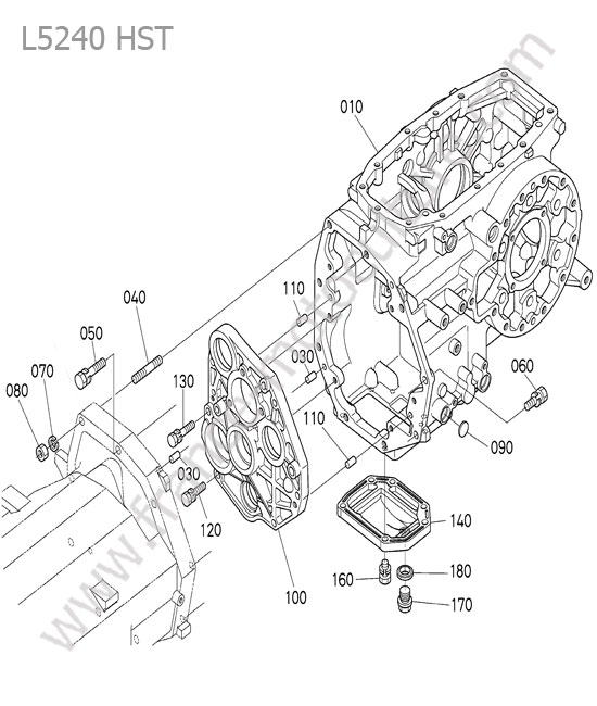 Carter transmission KUBOTA L5240