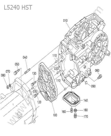 KUBOTA - L5240 : Carter transmission