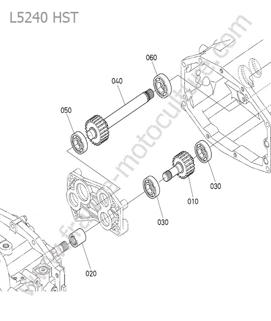 Arbre renvoi KUBOTA L5240