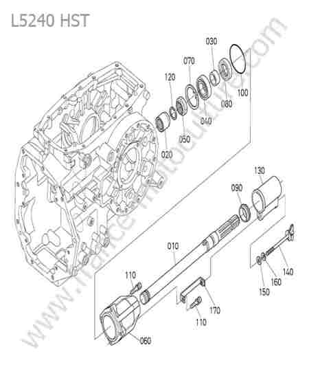 KUBOTA - L5240 : Arbre prise force