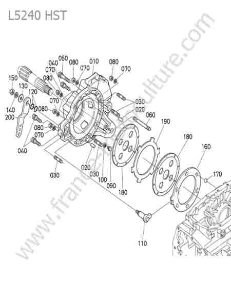 KUBOTA - L5240 : Frein droit