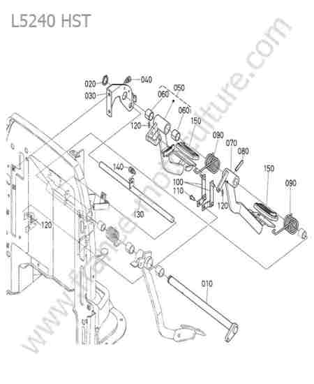 KUBOTA - L5240 : Pedale frein