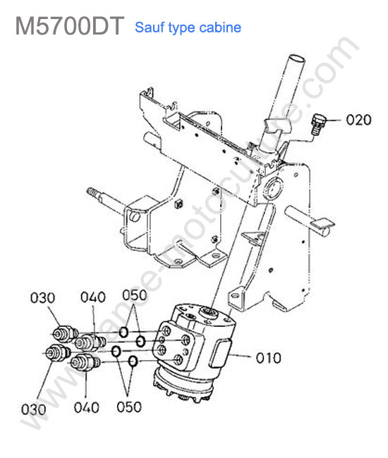 Servo direction KUBOTA M5700
