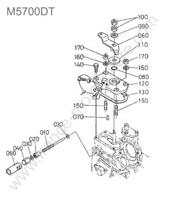 Limiteur regime KUBOTA M5700