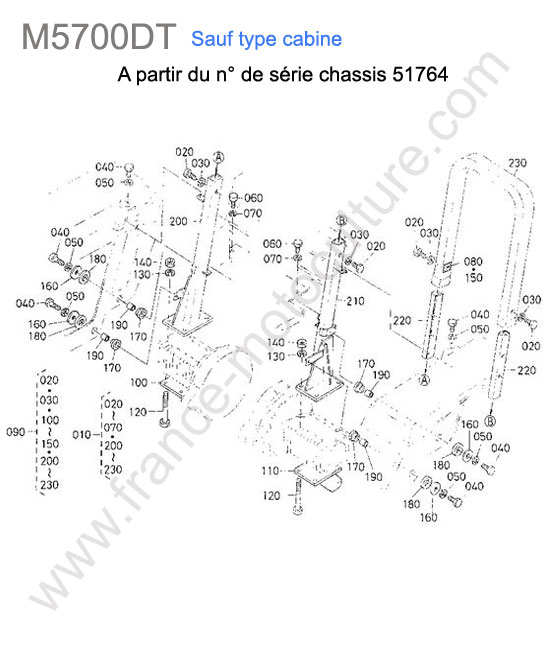 Arceau > 51764 KUBOTA M5700