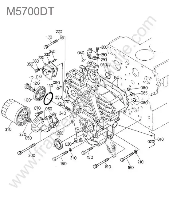 Carter distribution KUBOTA M5700