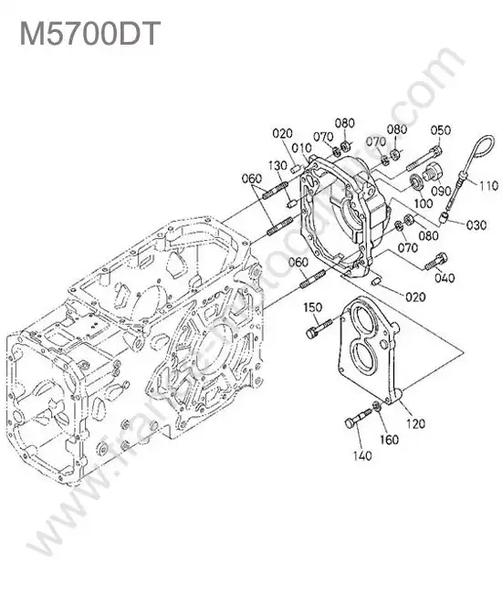 Carter prise force KUBOTA M5700