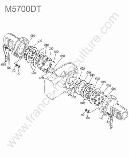 KUBOTA - M5700 : Freins