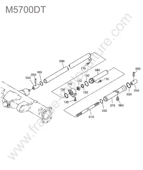 Arbre transmission avant KUBOTA M5700