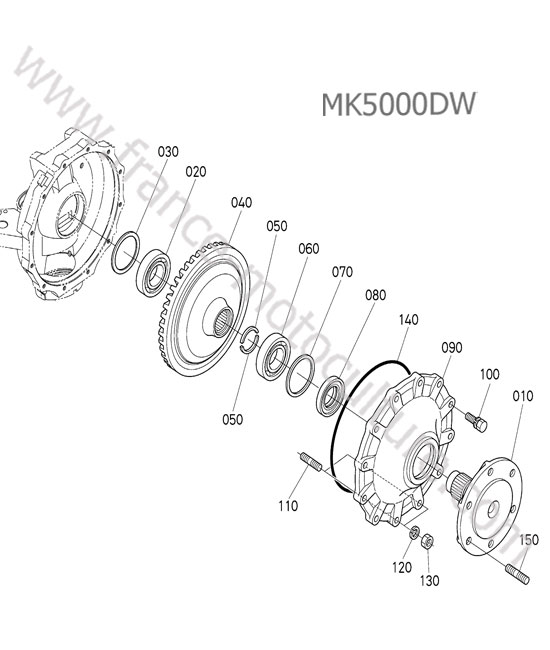 Essieu avant KUBOTA MK5000