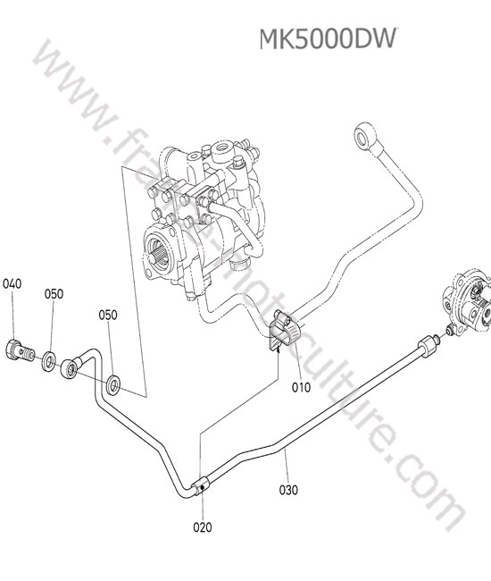 Circuit hydraulique - pdf KUBOTA MK5000