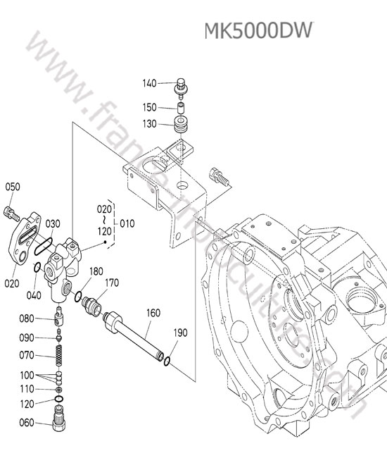 Clapet decharge KUBOTA MK5000