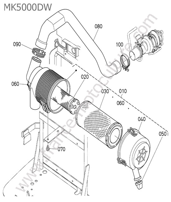 Filtre air KUBOTA MK5000