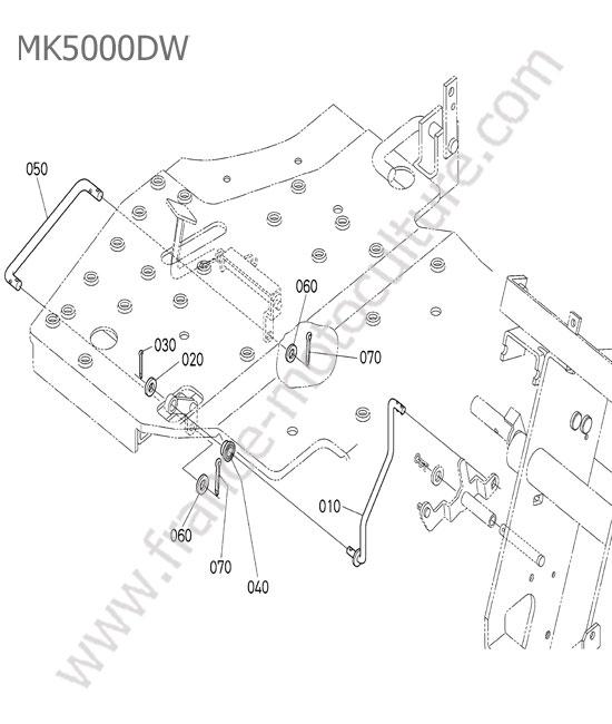 Tringle accelerateur KUBOTA MK5000