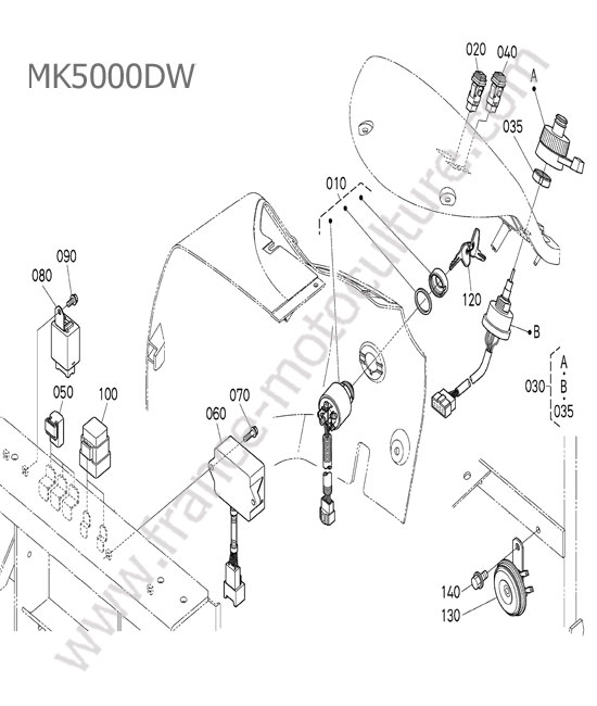 Contacteurs / relais KUBOTA MK5000