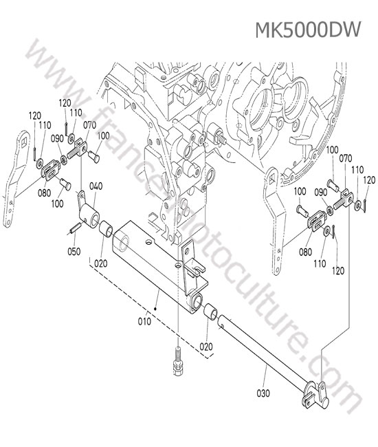 Support frein stationnement KUBOTA MK5000