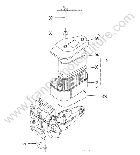 Filtre air KUBOTA S140H
