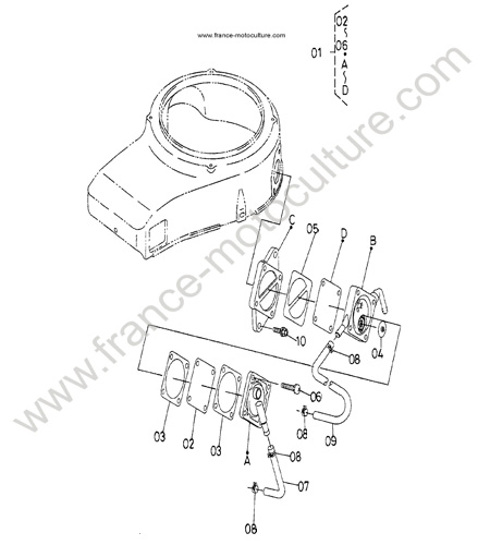 Pompe alimentation KUBOTA S140H