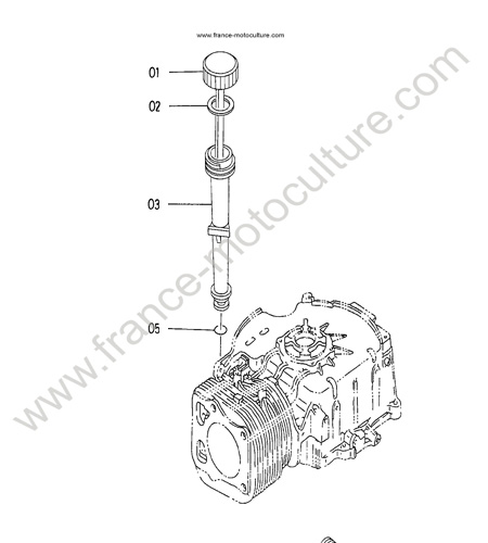 Jauge huile KUBOTA S90V