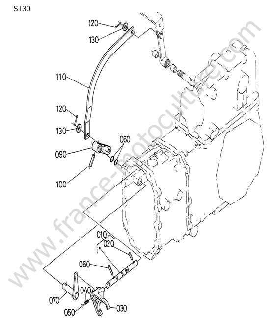 Fourchette vitesse PDF KUBOTA ST30