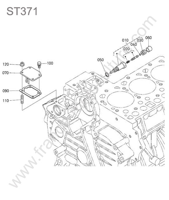 Ralenti KUBOTA ST371