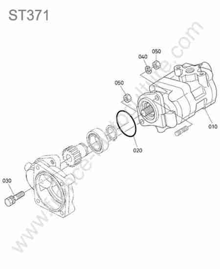 KUBOTA - ST371 : Pompe hydraulique