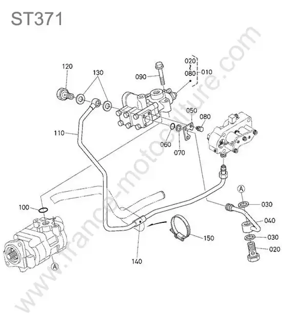 Regulateur pompe KUBOTA ST371