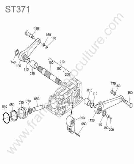 KUBOTA - ST371 : Piston / bras relevage