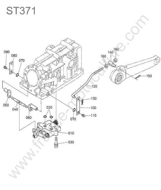 Distributeur relevage KUBOTA ST371