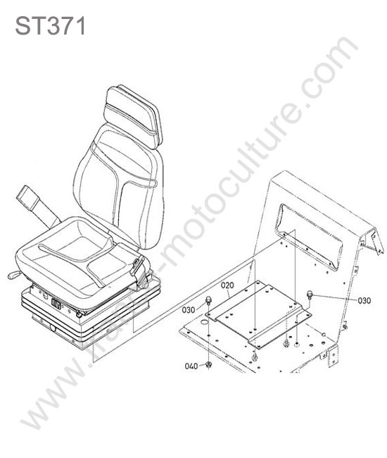 Siege sc74/m97 KUBOTA ST371