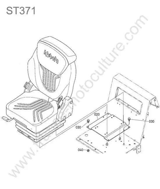 Siege  KUBOTA ST371