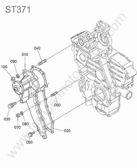 KUBOTA - ST371 : Pompe eau